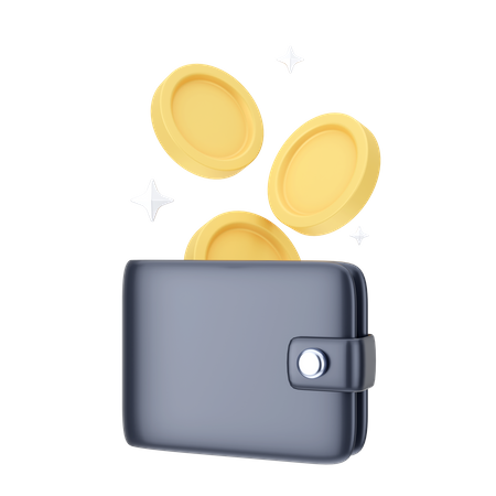 Billetera de dinero  3D Icon