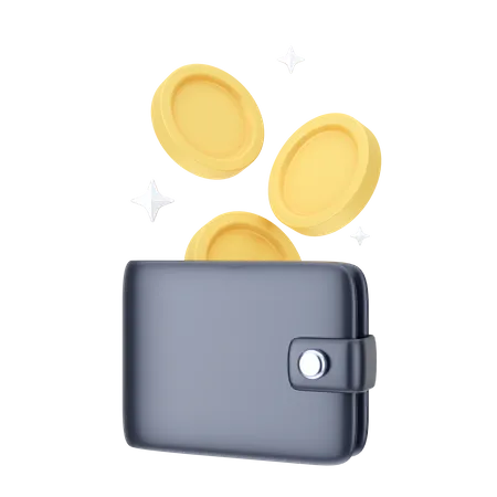 Billetera de dinero  3D Icon