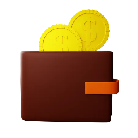 Billetera de dinero  3D Icon