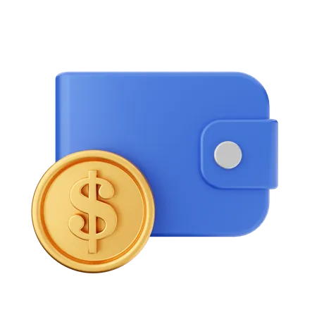 Dinero de billetera  3D Icon