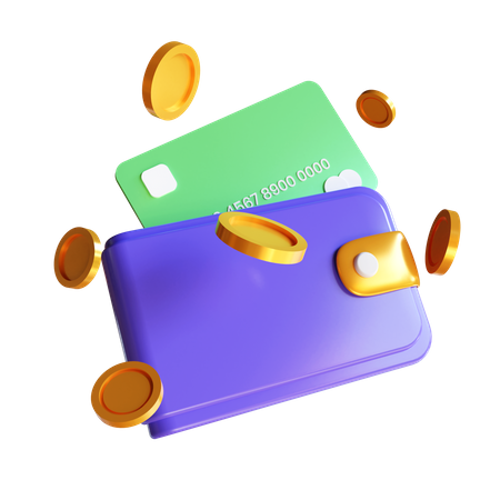 Billetera de dinero  3D Icon