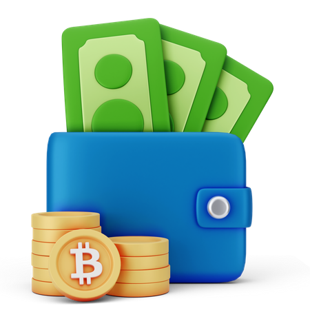 Billetera de dinero  3D Icon