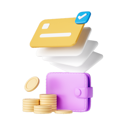 Billetera de dinero  3D Icon