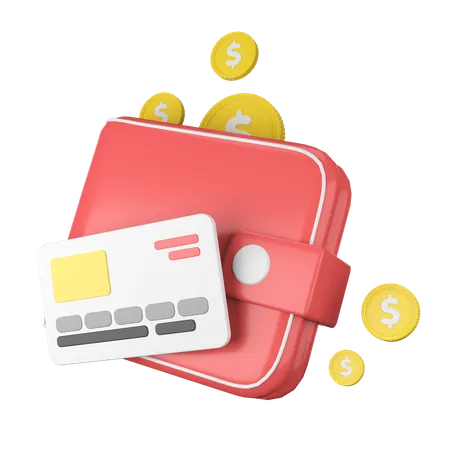 Billetera de dinero  3D Icon