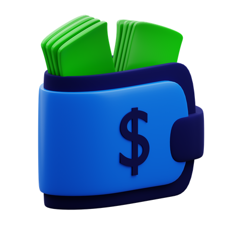 Billetera financiera  3D Icon