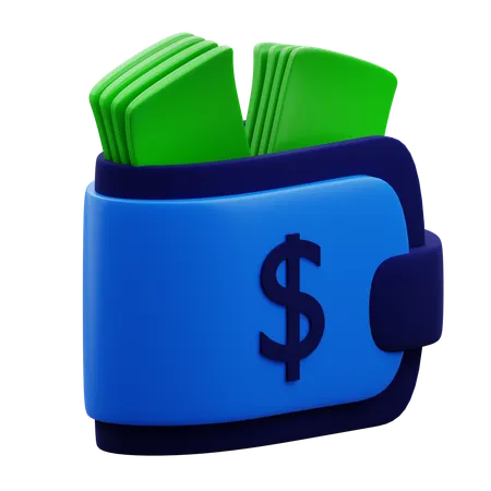 Billetera financiera  3D Icon