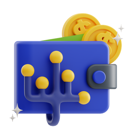 Billetera inteligente  3D Icon