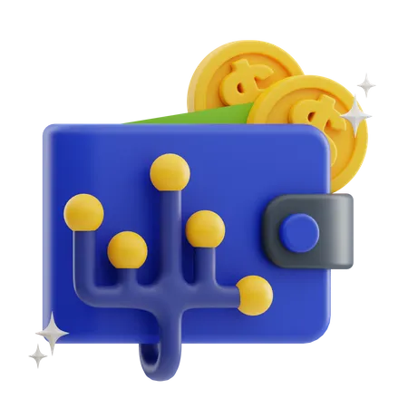 Billetera inteligente  3D Icon