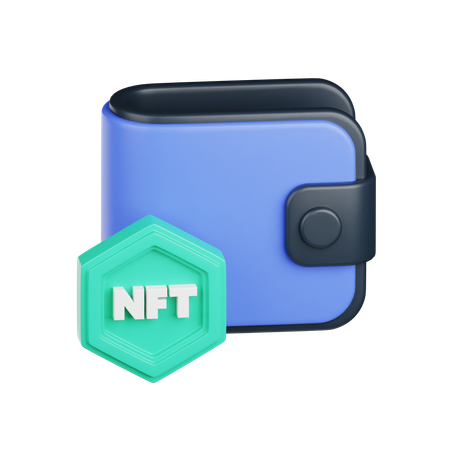 Billetera nft  3D Icon