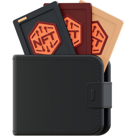 Billetera nft  3D Icon