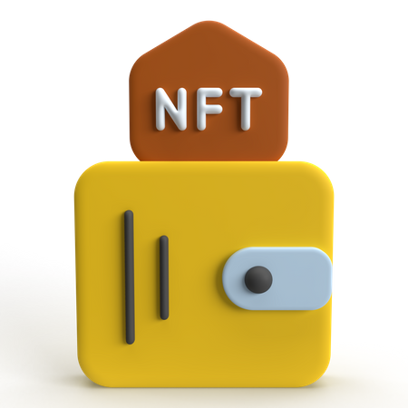 Billetera nft  3D Icon