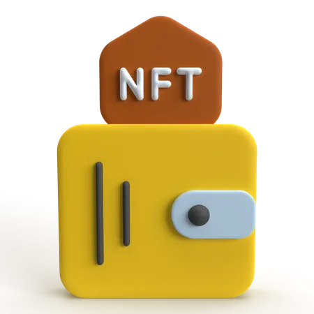 Billetera nft  3D Icon