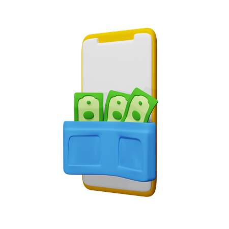 Billeteras digitales  3D Icon