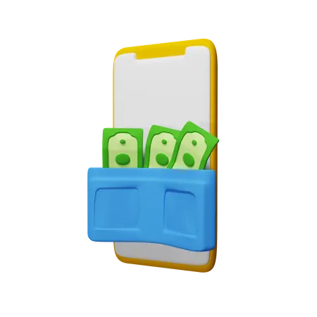 Billeteras digitales  3D Icon