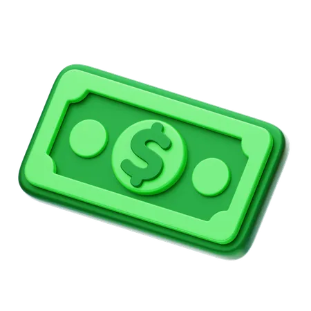 Billetes  3D Icon