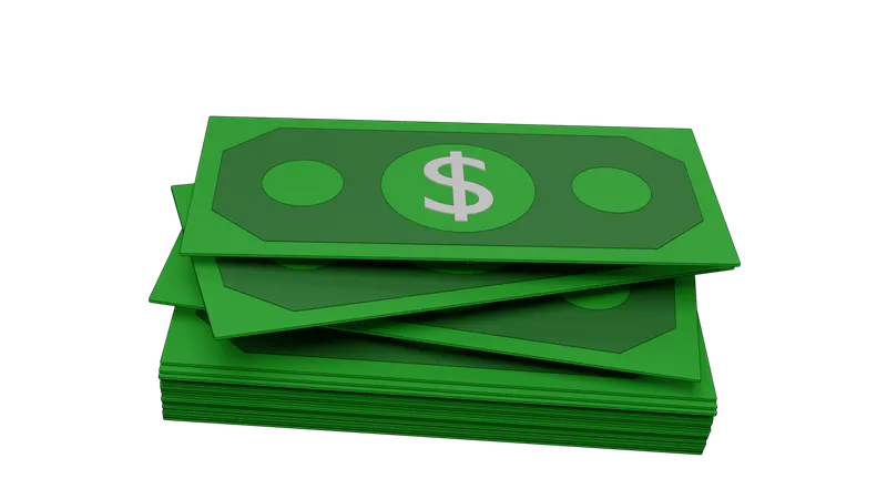 Dólar  3D Icon