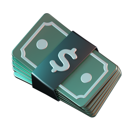 Billets de banque  3D Icon