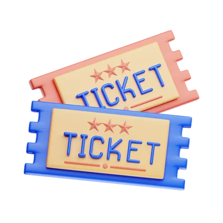 Tickets de film  3D Icon