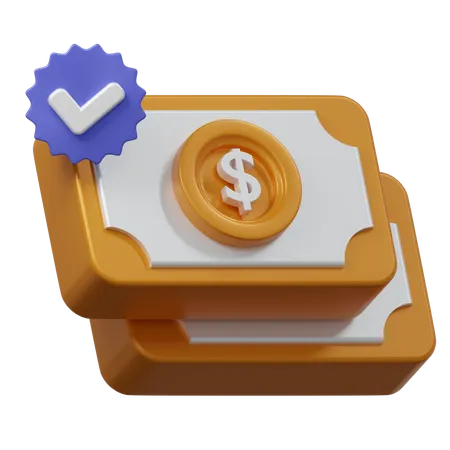 Billets de banque  3D Icon