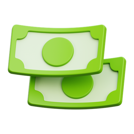 Billets de banque  3D Icon