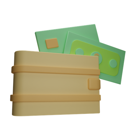 Billfold Wallet  3D Icon