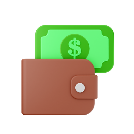 Billfold Wallet  3D Icon