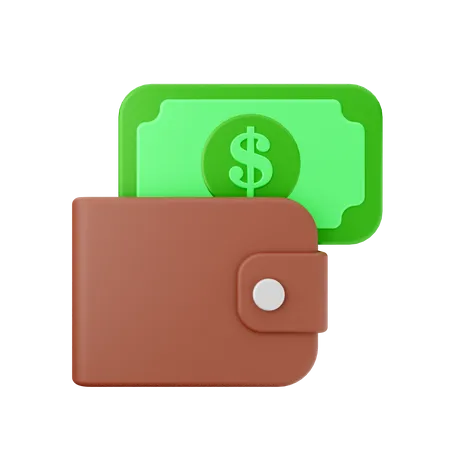 Billfold Wallet  3D Icon