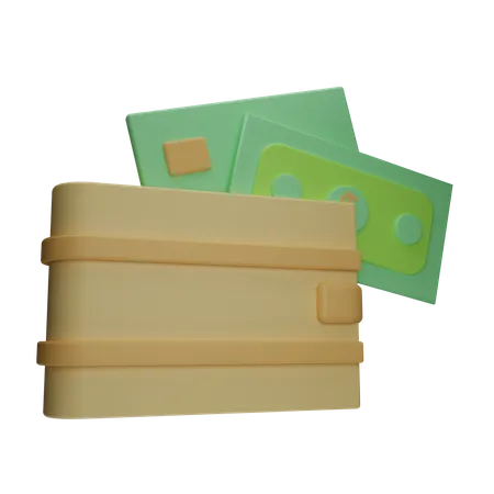 Billfold Wallet  3D Icon