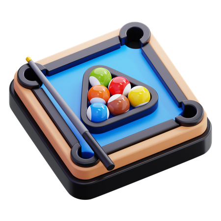 Billiard  3D Icon