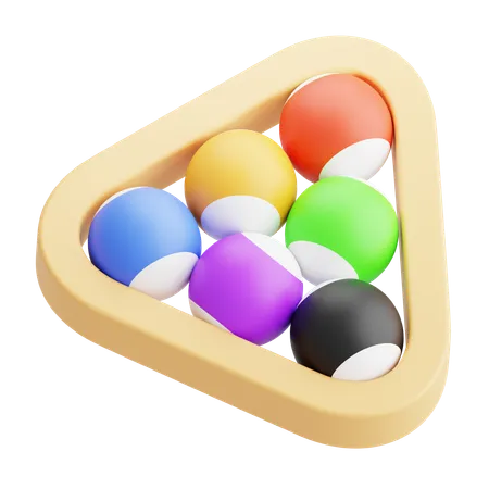 Billiard  3D Icon