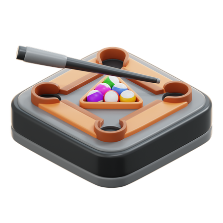 Billiard  3D Icon