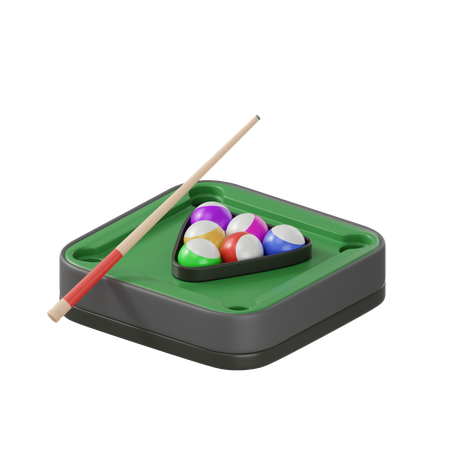 Billiard  3D Icon