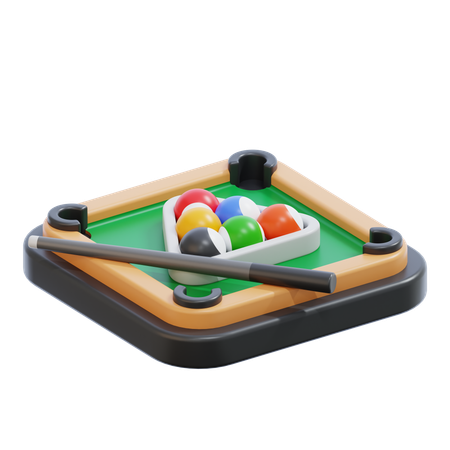 Billiard  3D Icon