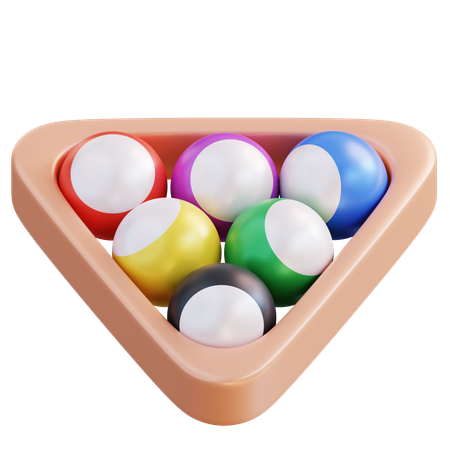 Billiard  3D Icon