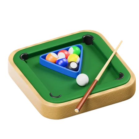 Billiard  3D Icon