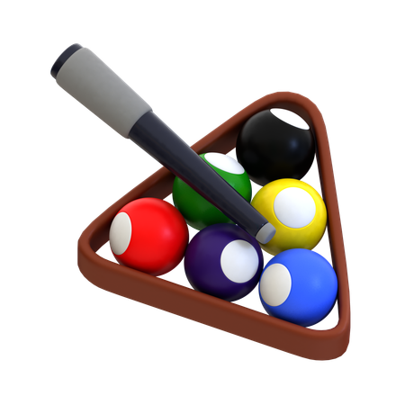 Billiard  3D Icon