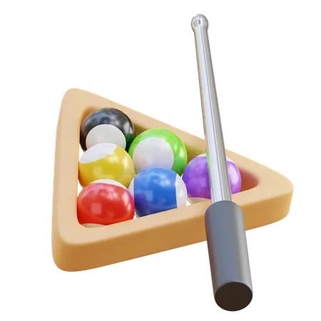 Billiard  3D Icon