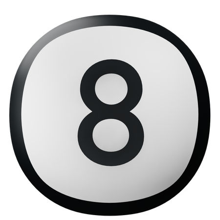 Billiard  3D Icon