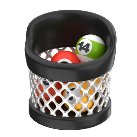 Billiard Ball Drop Pocket  3D Icon