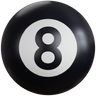 3d billiard-ball logo