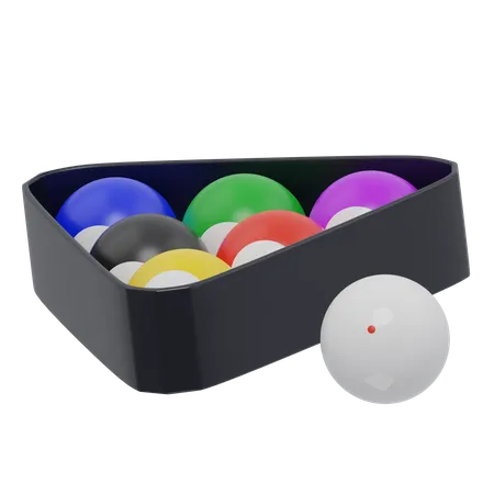 BILLIARD BALLS  3D Icon