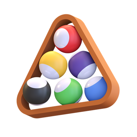 Billiard Balls  3D Illustration