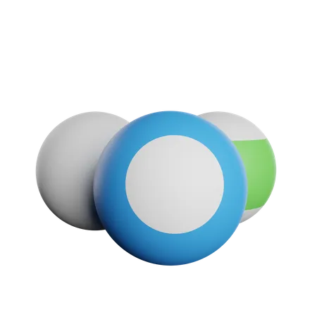 Billiard Three Ball 3D Icon