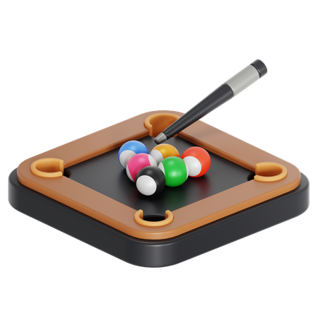Billiard game  3D Icon