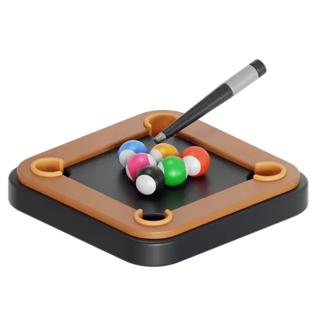 Billiard game  3D Icon