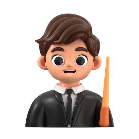 Billiard Player  3D Icon