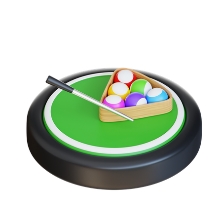 Billiard Pool  3D Icon