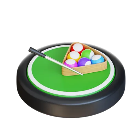 Billiard Pool  3D Icon
