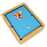 3d billiard pool illustration