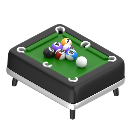 Billiard Table  3D Icon